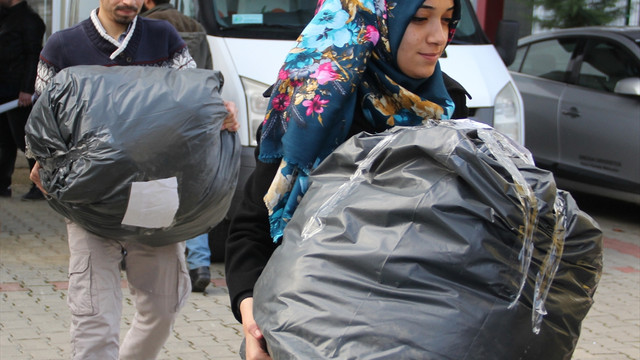 Giresun'dan, Halep halkına destek sürüyor
