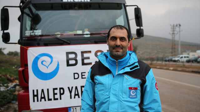 Haleplilere 7 tır yardım