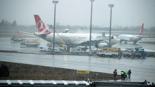 İstanbul'da kar yağışı