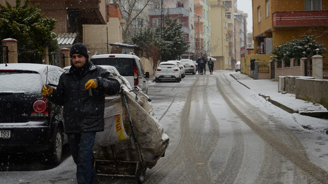 İstanbul'da kar yağışı