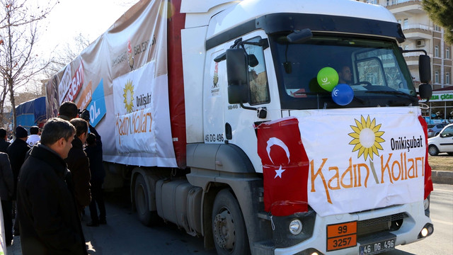 Kahramanmaraş'tan Suriye'deki ihtiyaç sahiplerine yardım