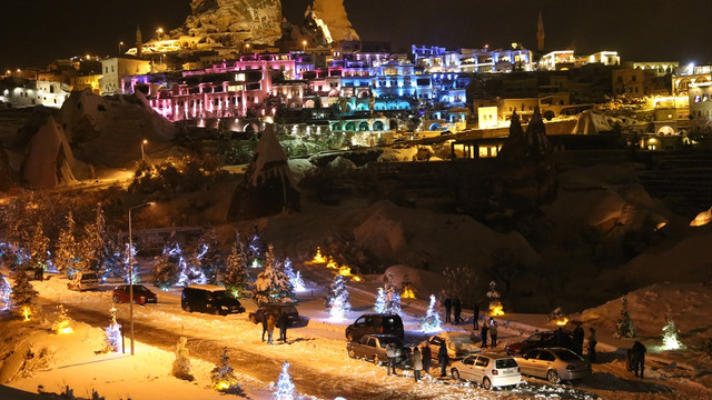 Kapadokya'da yeni yıl kutlamaları