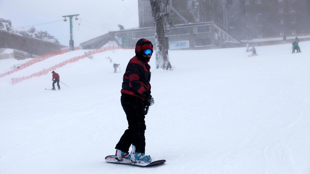 Kartalkaya'da kayak keyfi