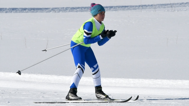 Kayaklı Koşu Birinci Lig Yarışları Sarıkamış'ta başladı