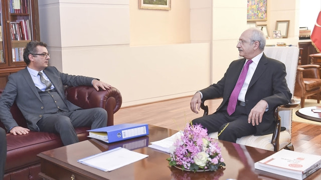 Kılıçdaroğlu, CTP Genel Başkanı Erhürman ile görüştü
