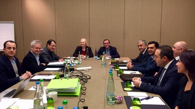 KKTC Cumhurbaşkanı Akıncı, Guterres ile Kıbrıs müzakerelerini görüştü