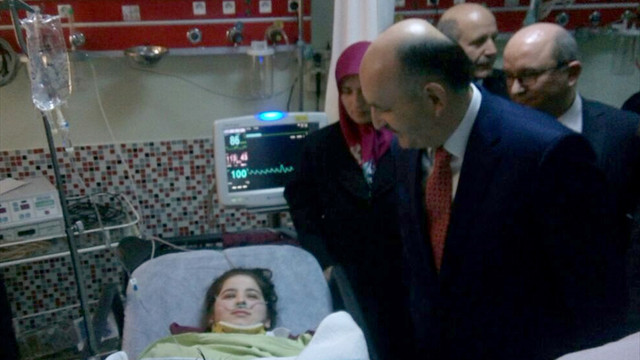 YARALI ÖĞRENCİLERİ ZİYARET ETTİ