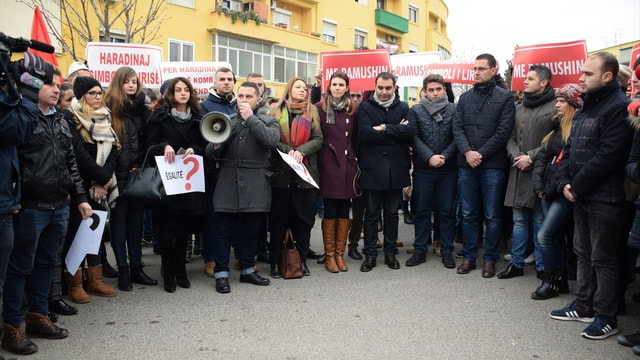 Kosova ve Arnavutluk'ta Haradinaj protestosu