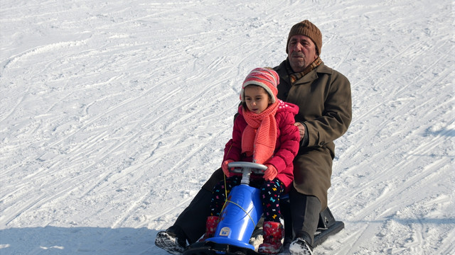 Küpkıran Kayak Merkezi'nde sömestir tatili yoğunluğu