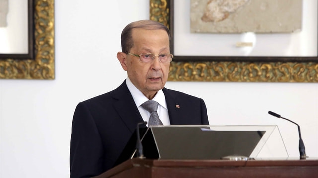 Lübnan Cumhurbaşkanı Avn diplomatik temsilcileri kabul etti