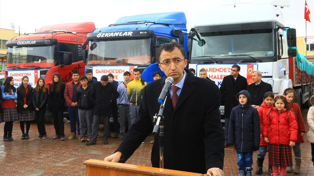 Malatya'dan Halep'e insani yardım