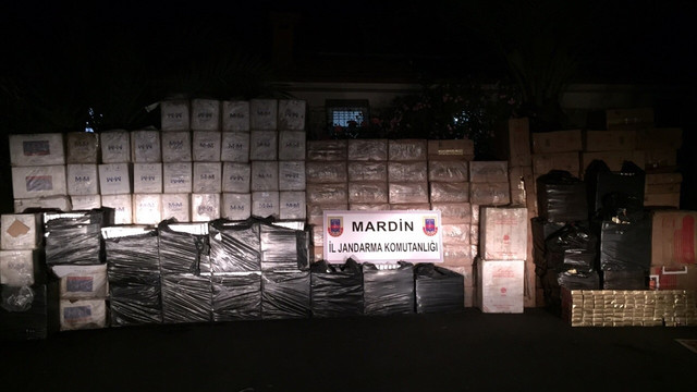 Mardin'de kaçak sigara operasyonu