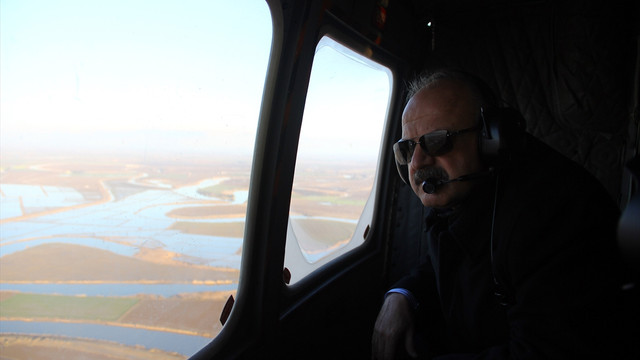 Mersin'deki selin etkisi havadan görüntülendi