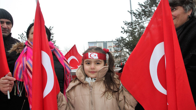 Muş'ta teröre lanet yürüyüşü