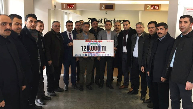 Muş'tan Haleplilere yardım