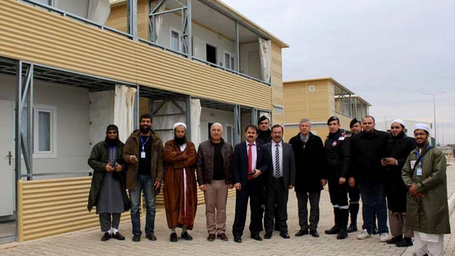 Pakistanlı heyet Kilis'teki konteyner kenti gezdi