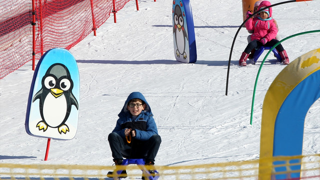 Palandöken'de tatil yoğunluğu