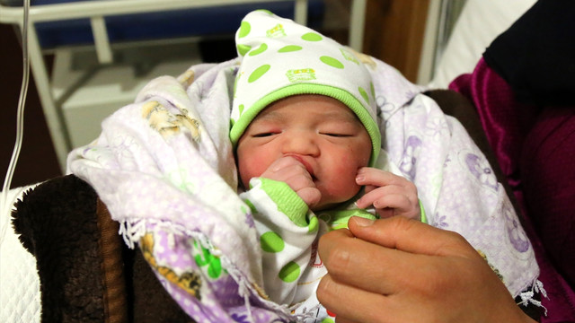 Şanlıurfa'da yılın ilk bebeği