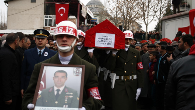 Şehit Bilgiç, son yolculuğuna uğurlandı