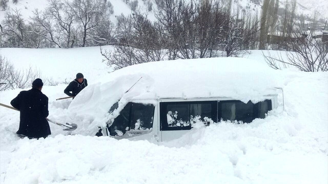 Siirt'te çığ düştü