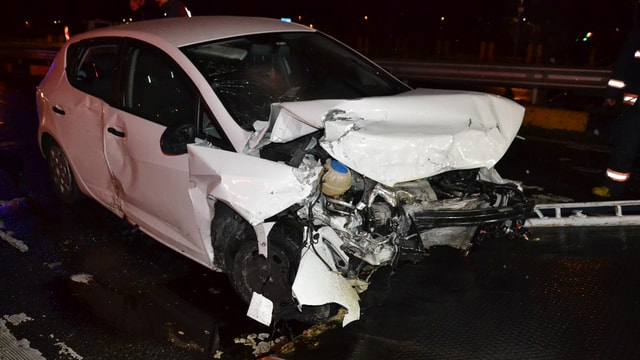 Silivri'de trafik kazası: 4 yaralı