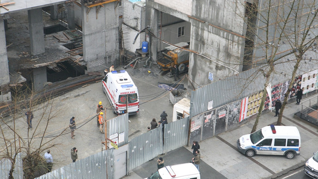 Şişli'de inşaat iskelesinden düşen işçi hayatını kaybetti