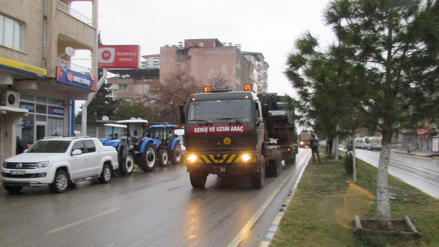 Suriye sınırına askeri sevkiyat