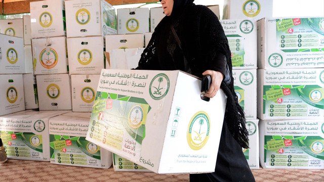 Suudi Arabistan'dan Suriyeli yetimlere yardım