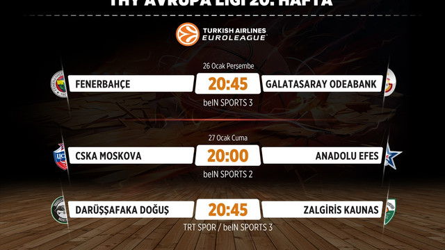 Basketbol: THY Avrupa Ligi