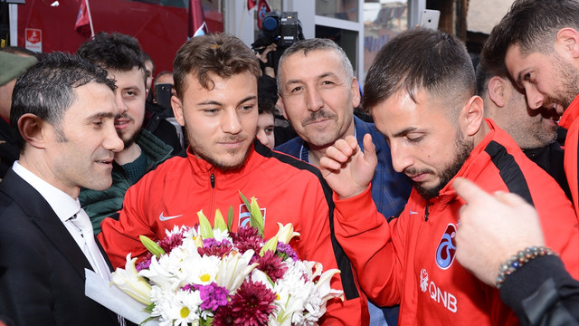 Trabzonspor kafilesi, Gümüşhane'de