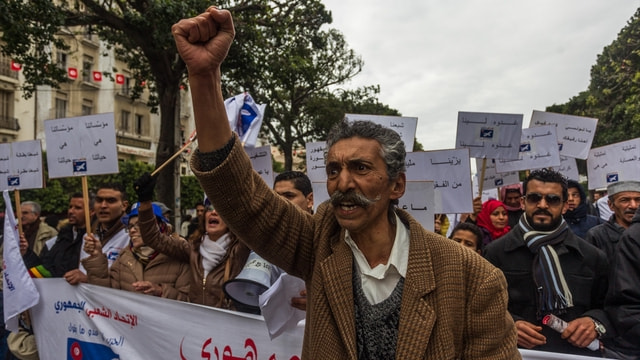 Tunus'ta devrimin 6'ncı yıl dönümü