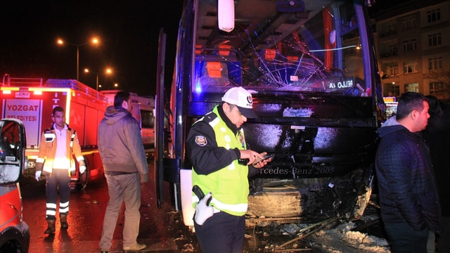Yozgat'ta zincirleme trafik kazası: 4 yaralı