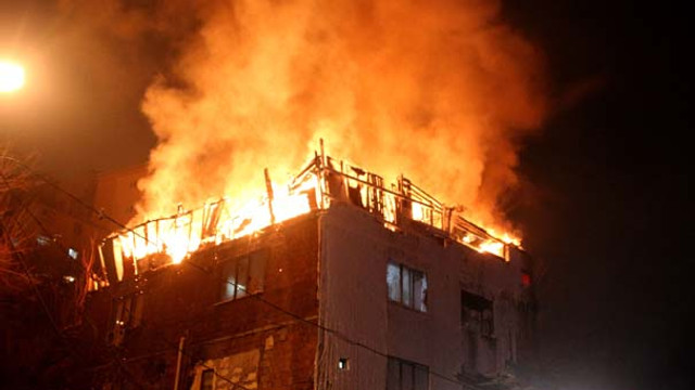 Şişlide yangın! Korku dolu anlar yaşandı