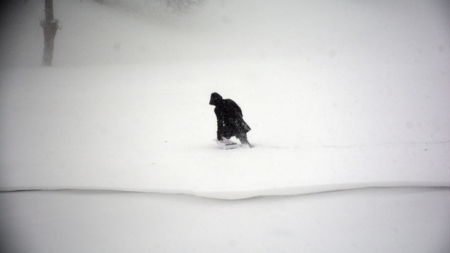 Bitlis'te tipi ve fırtına