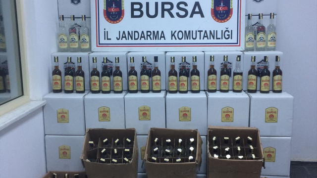 Bursa'da sahte içki operasyonu