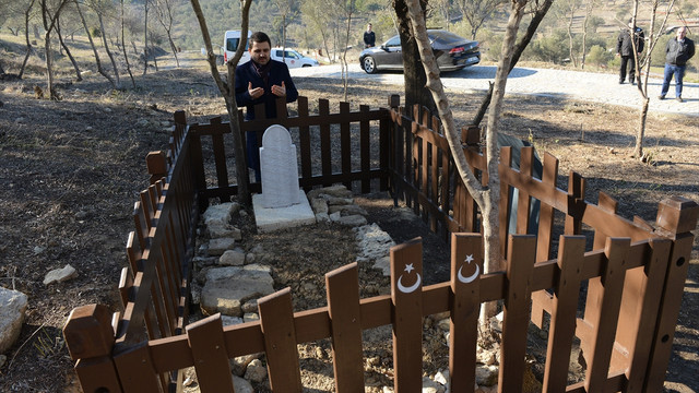 Çanakkale şehidi Mehmet Çavuş'un mezarı 102 yıl sonra bulundu