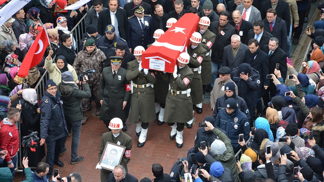 Şehit Teğmen Yayla memleketi Giresunda son yolculuğuna uğurlandı