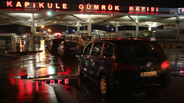 Kapıkule Sınır Kapısı'nda tır kuyruğu