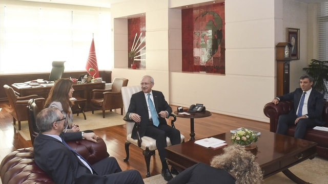 Kılıçdaroğlu, İsrail Büyükelçisi Naeh'le görüştü