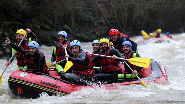 Melen Çayı'nda rafting sezonu açıldı