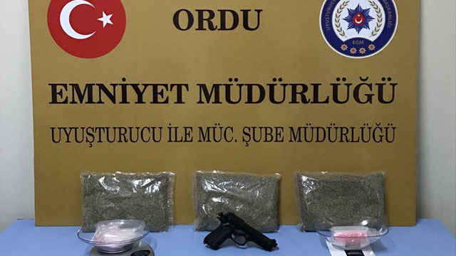 Ordu merkezli uyuşturucu operasyonu