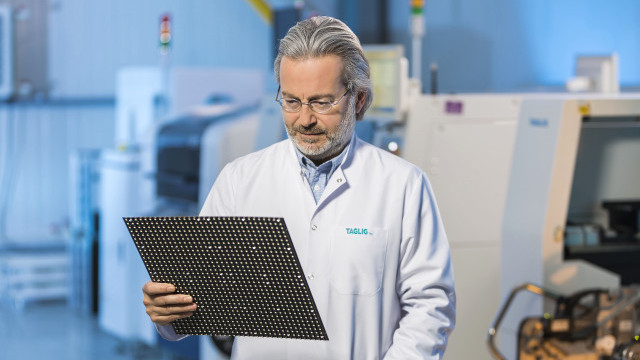 Taglig ürettiği yerli LED ekranları dünyaya ihraç edecek