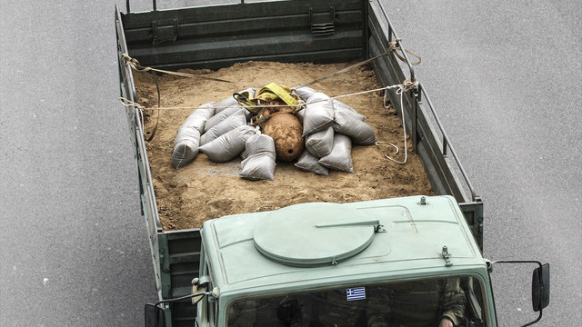 Yunanistan'da 2. Dünya Savaşı'ndan kalan bomba