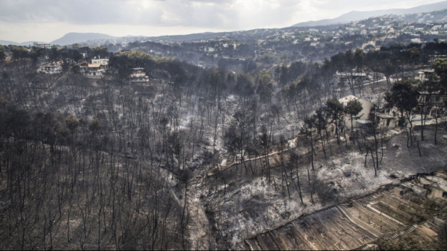 Yunanistanda yangınzedeler devlete dava açtı