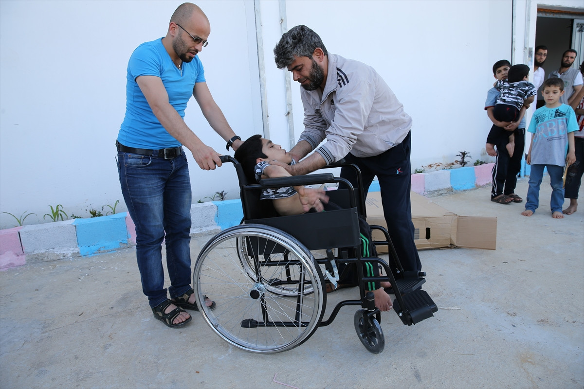 Hatay Da Engellilere Tekerlekli Sandalye Destegi Guncel